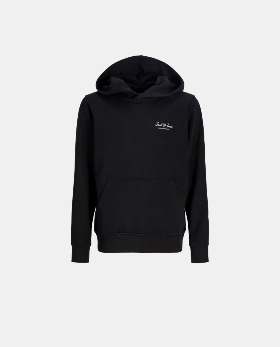 Sudadera de niño con capucha y print frontal - Jack & Jones - Negro Negro-7