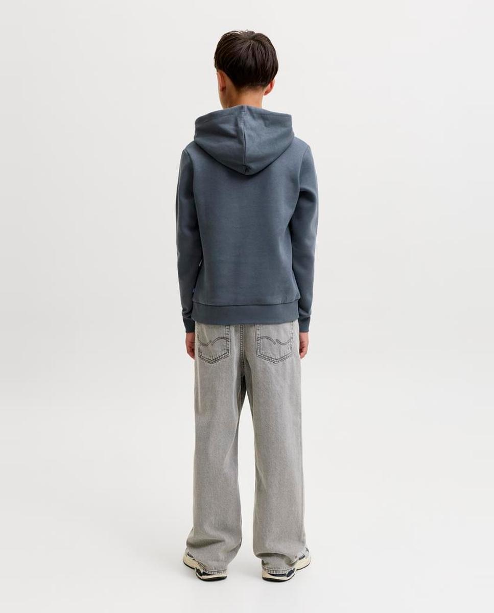 Imagen 3 de Sudadera de niño con capucha y print frontal - Jack & Jones - Azul Azul