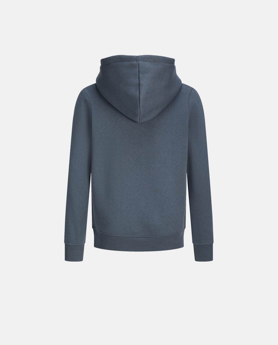 Sudadera de niño con capucha y print frontal - Jack & Jones - Azul Azul-5
