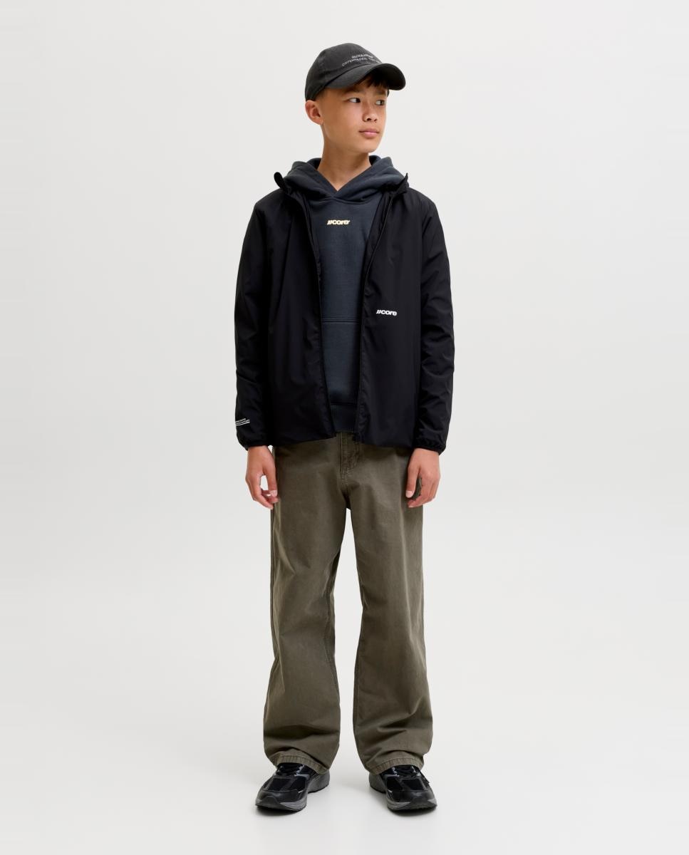 Sweatshirt com Capuz e Back Print Azul-marinho-6