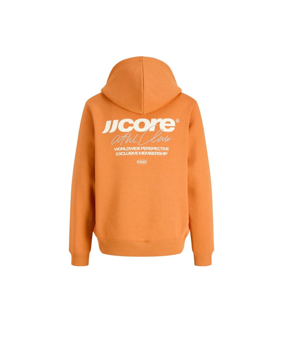 Sudadera de niño con capucha y back print - Jack & Jones - Naranja Naranja-7