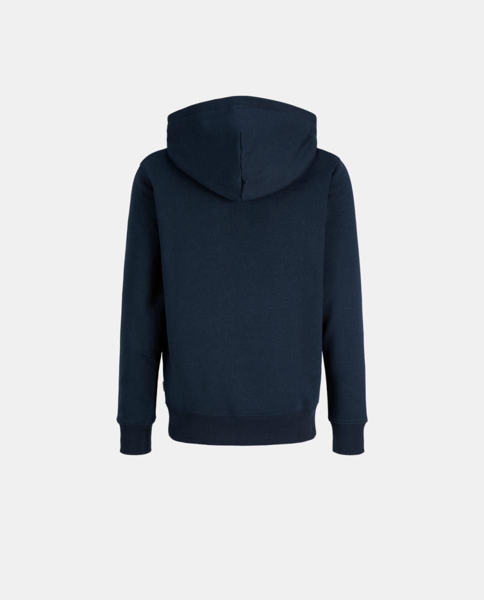Sweatshirt Lisa com Capuz e Estampado a Condizer à Frente Azul-marinho-8