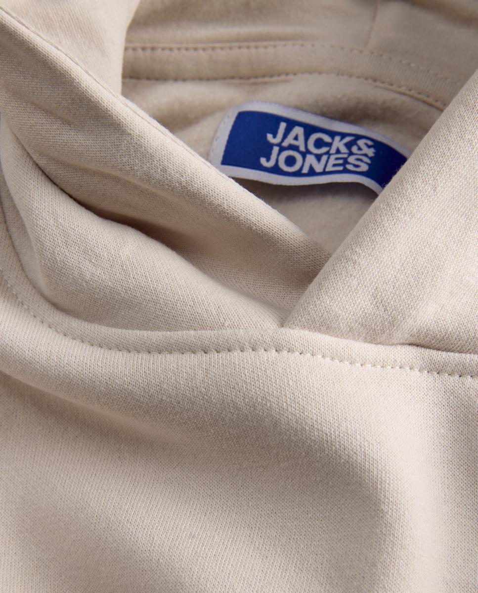 Sudadera de niño con capucha y print frontal - Jack & Jones - Natural Natural-10