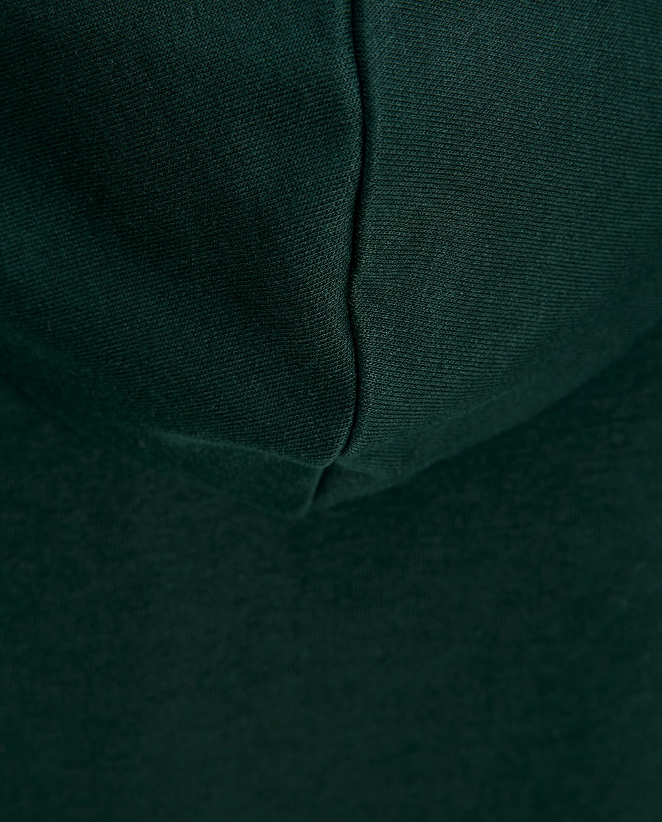 Sudadera de niño con capucha y print frontal - Jack & Jones - Verde oscuro Verde oscuro-1