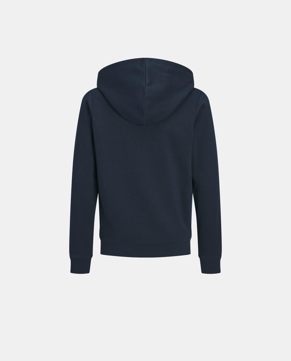 Sudadera de niño con cremallera y capucha - Jack & Jones - Azul marino Azul marino-2