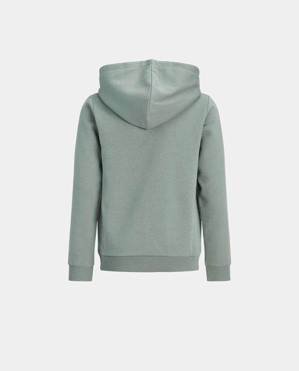 Imagen 5 de Sudadera de niño con capucha y print frontal - Jack & Jones - Verde militar Verde militar
