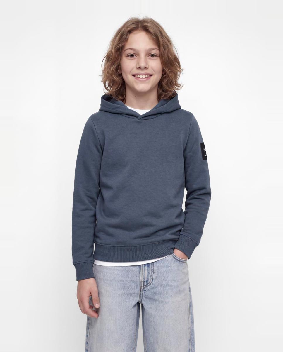 Imagen 1 de Sudadera de niño lisa y con capucha - Jack & Jones - Azul Azul