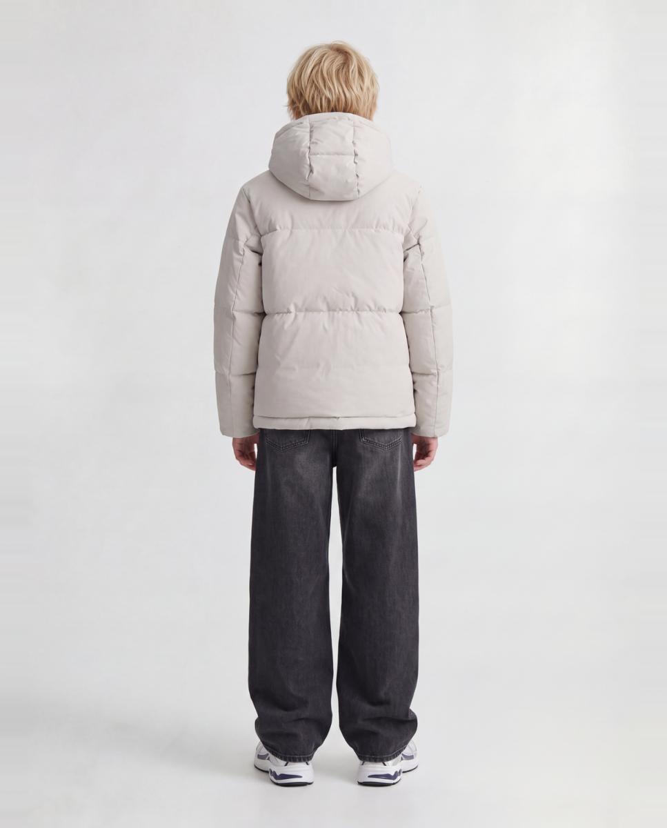 Plumifero de niño con capucha - Jack & Jones - Natural Natural-2