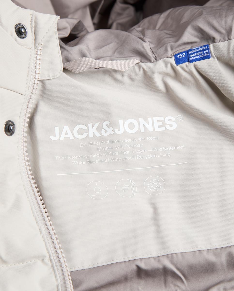 Plumifero de niño con capucha - Jack & Jones - Natural Natural-7