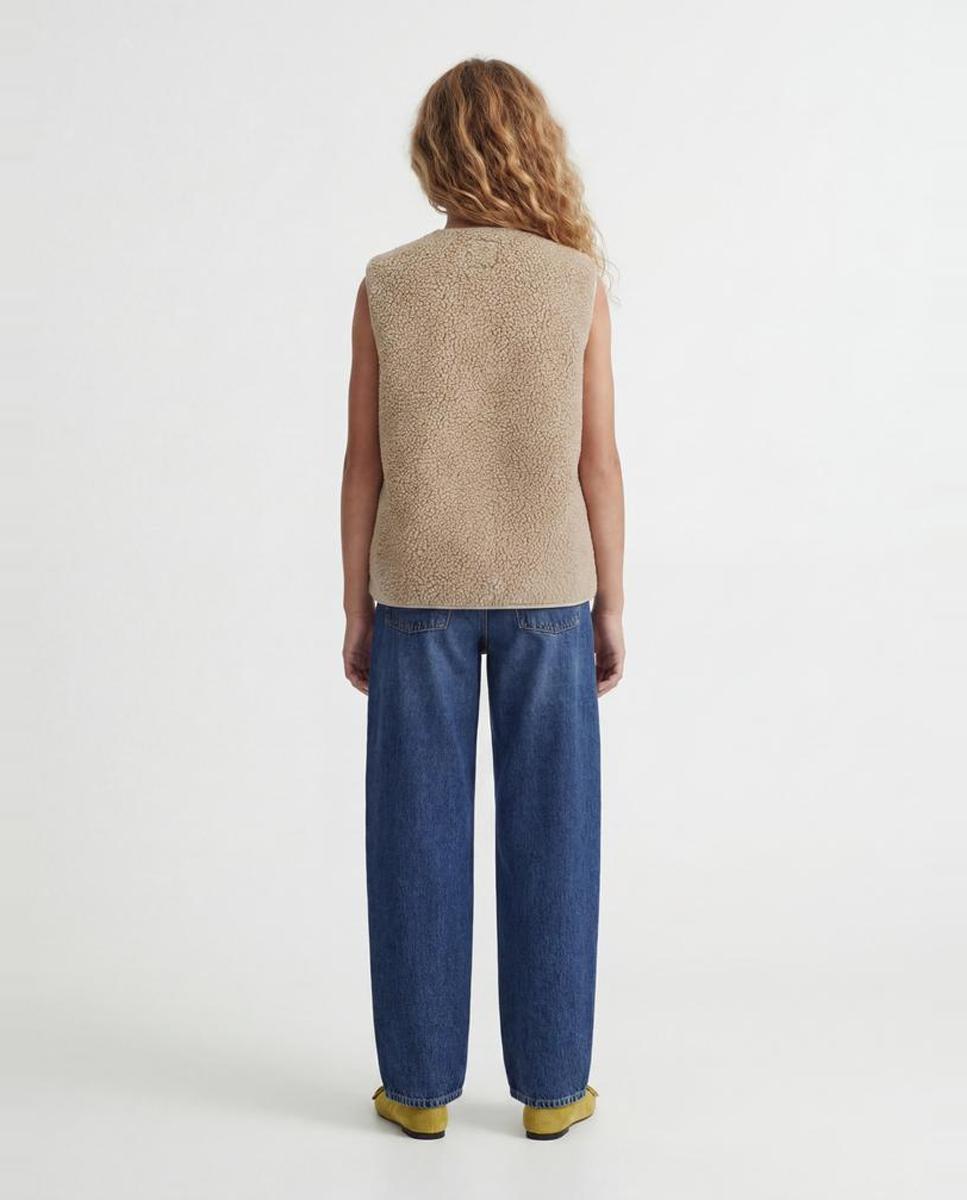 Imagen 2 de Chaleco de borreguillo de niña - Jack & Jones - Beige Beige