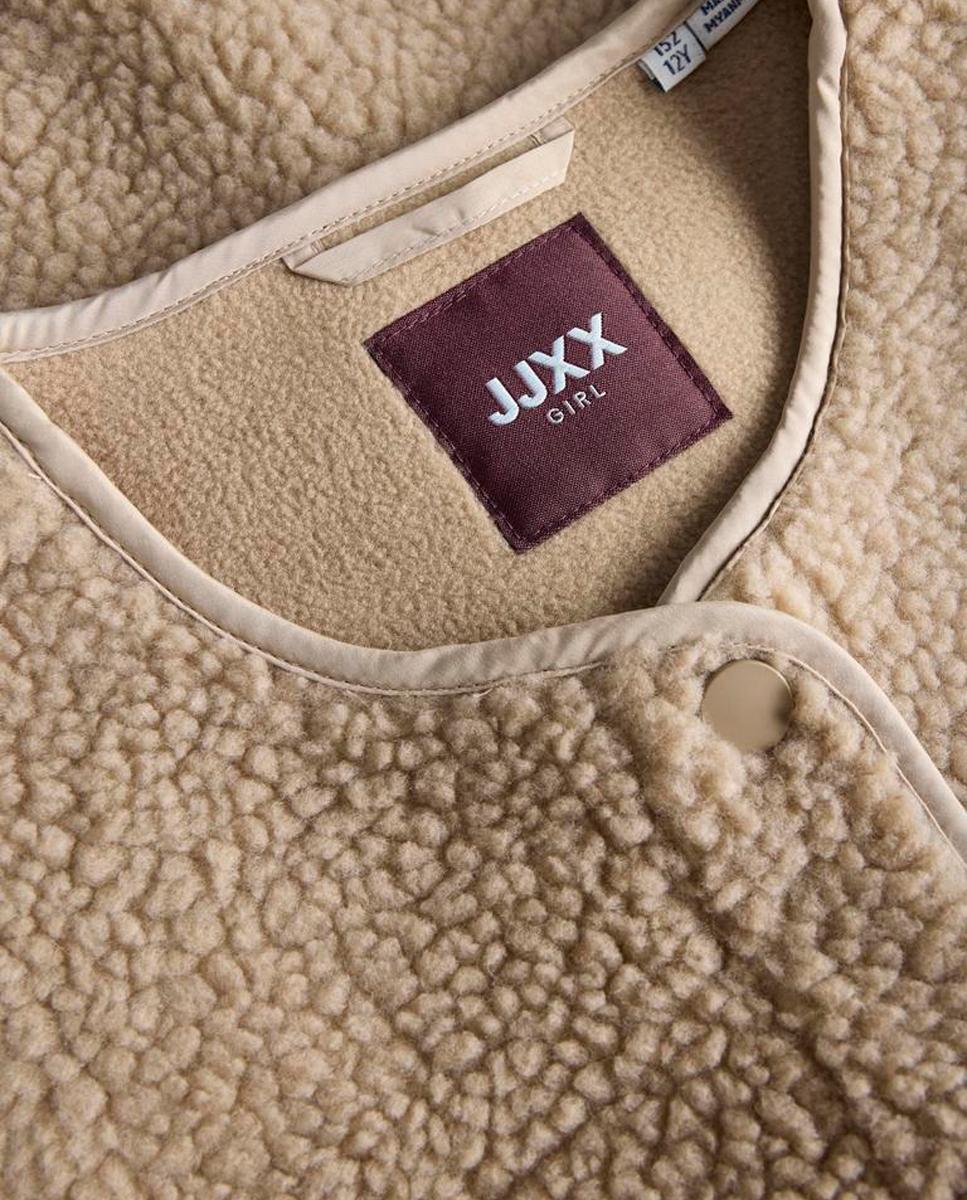 Imagen 8 de Chaleco de borreguillo de niña - Jack & Jones - Beige Beige