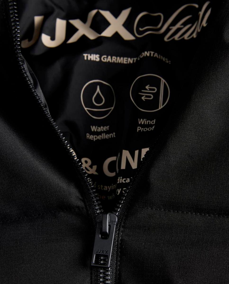 Abrigo acolchado liso de niña - Jack & Jones - Negro Negro-8