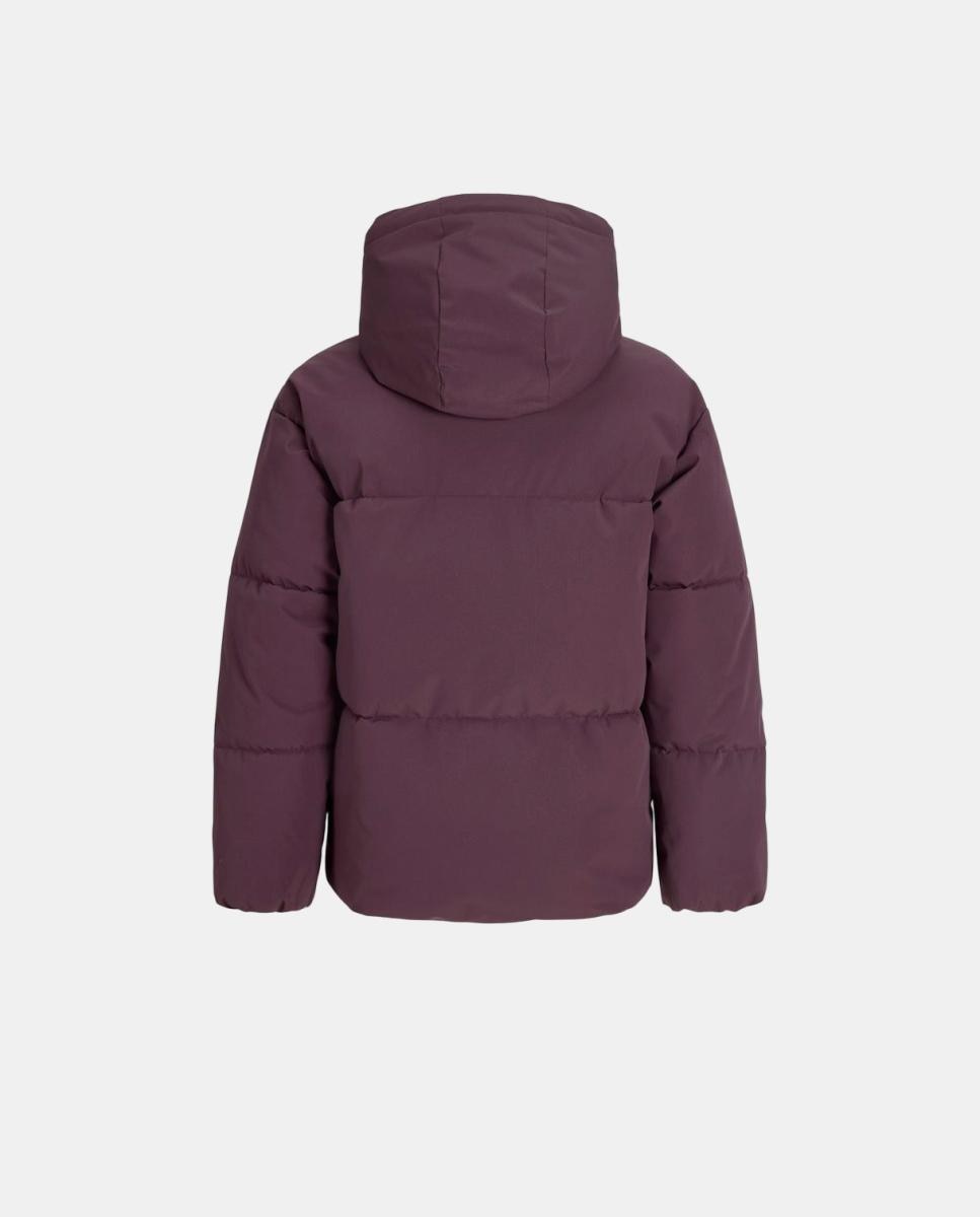 Abrigo acolchado liso de niña - Jack & Jones - Burdeos Burdeos-6