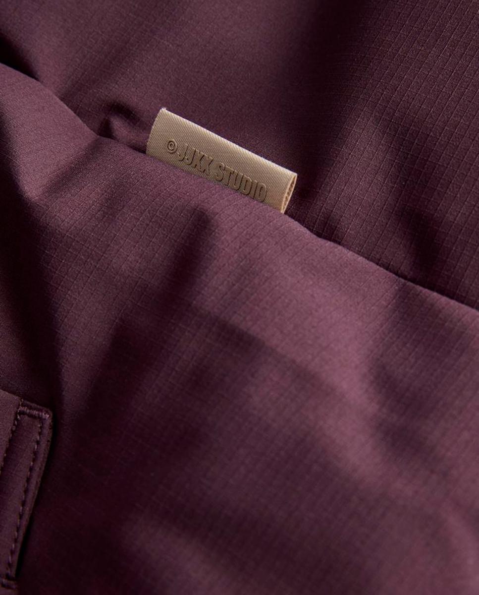 Abrigo acolchado liso de niña - Jack & Jones - Burdeos Burdeos-8