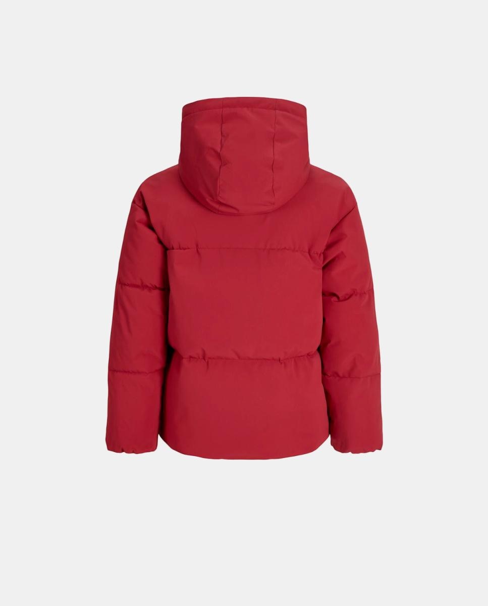 Abrigo acolchado liso de niña - Jack & Jones - Rojo Rojo-6
