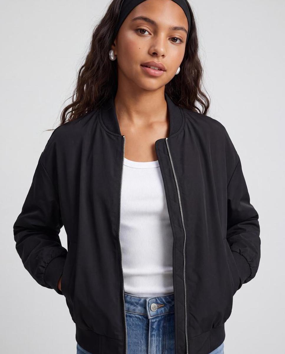 Cazadora de niña tipo bomber - Jack & Jones - Negro Negro-3