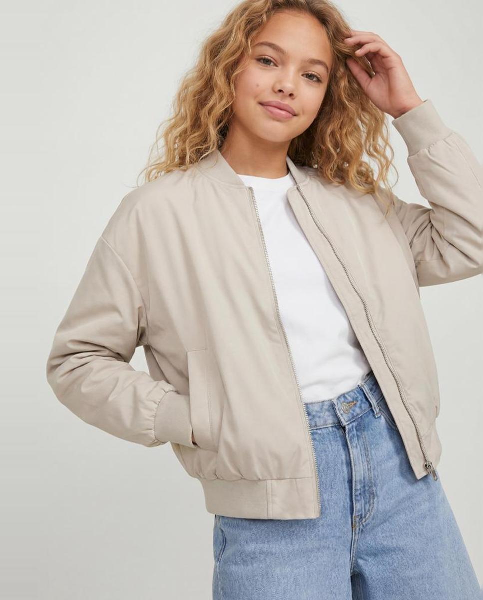 Cazadora de niña tipo bomber - Jack & Jones - Natural Natural-3