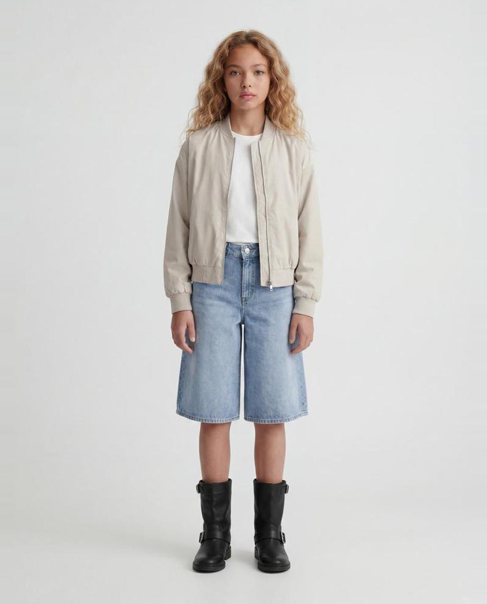 Cazadora de niña tipo bomber - Jack & Jones - Natural Natural-4