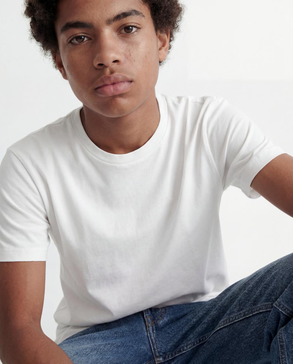 Camiseta de manga corta de niño - Jack & Jones - Blanco Blanco-4