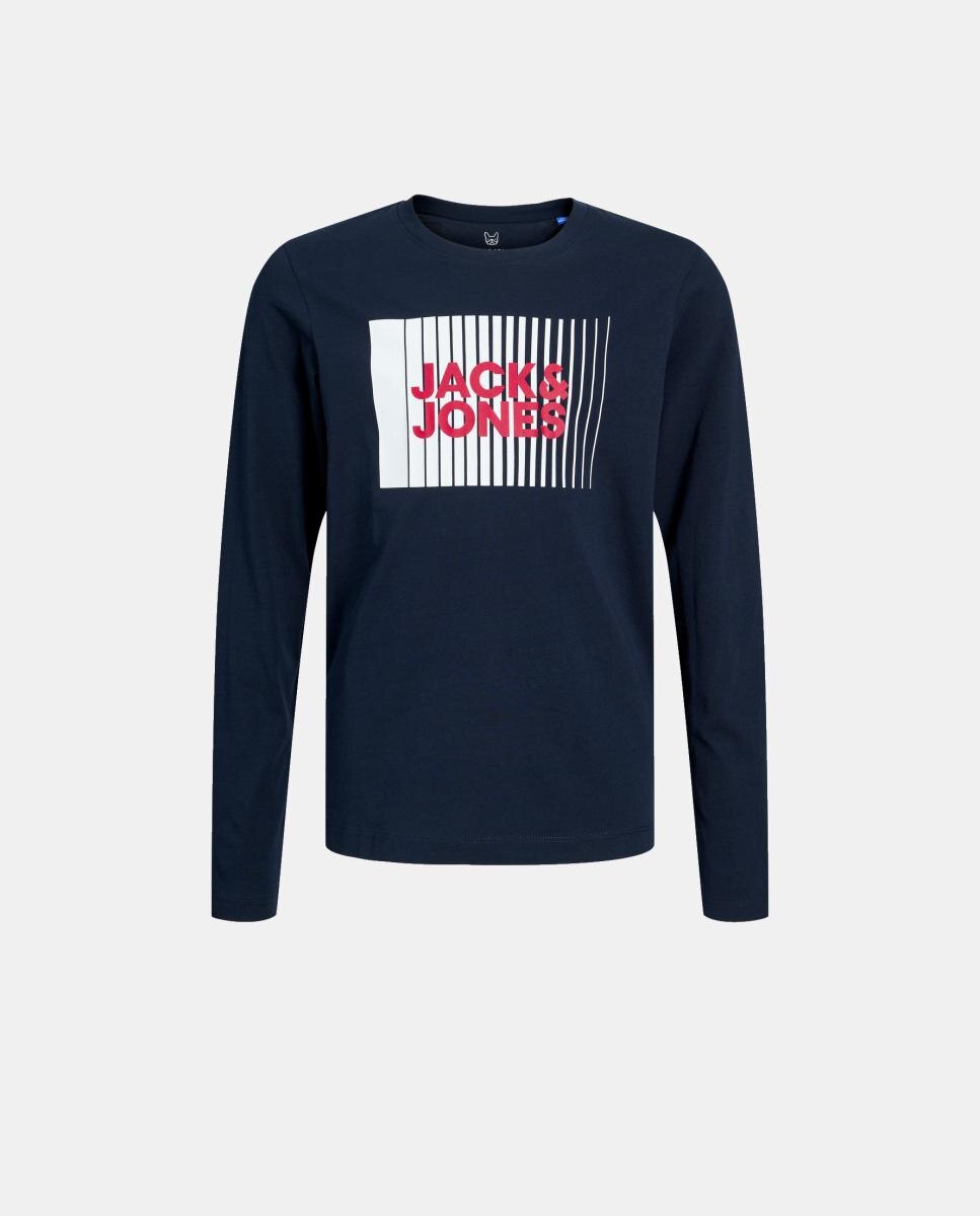 Camiseta de niño manga larga - Jack & Jones - Azul marino Azul marino-6