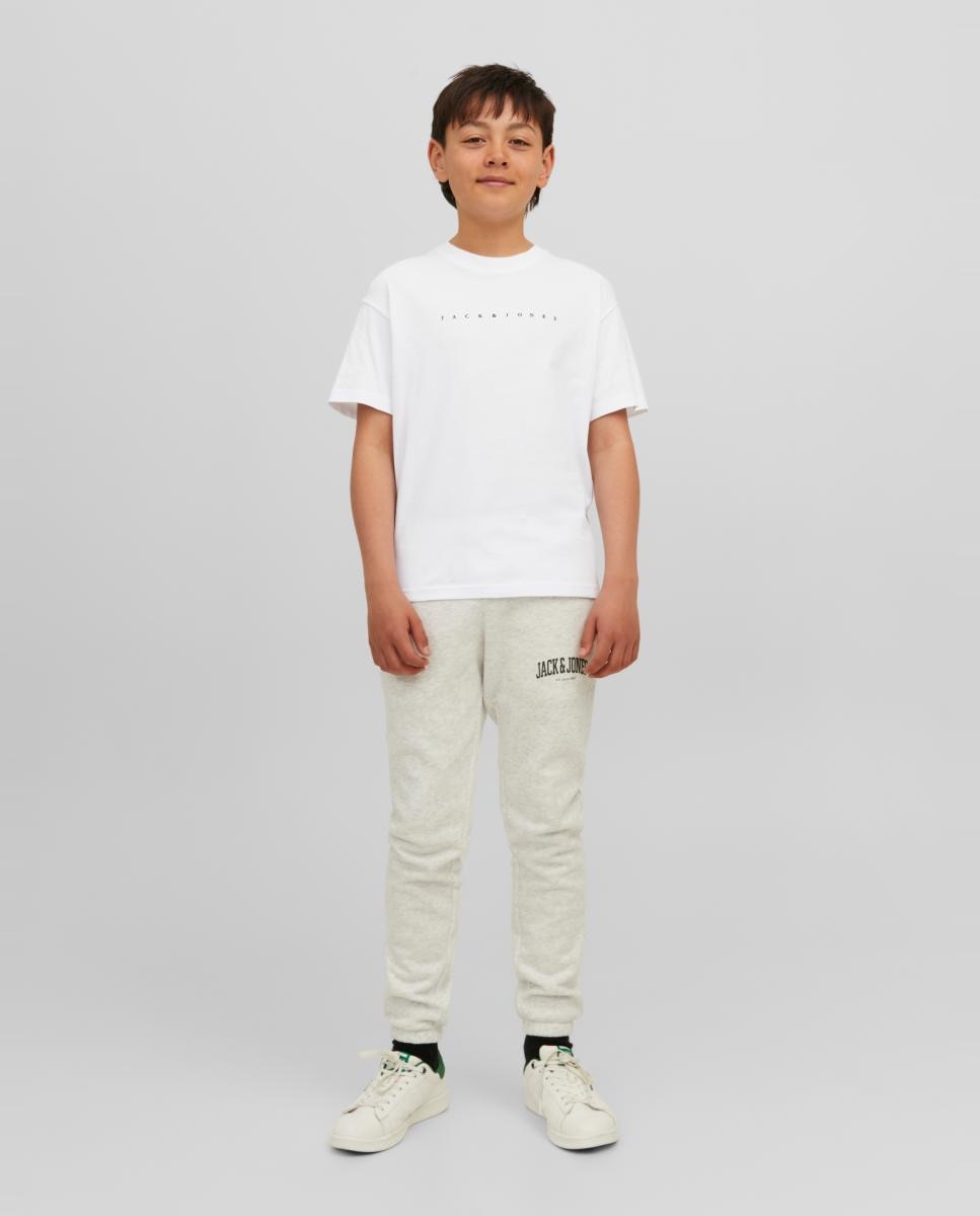 T-shirt de Manga Curta com Estampado à Frente Jack & Jones Branco-6