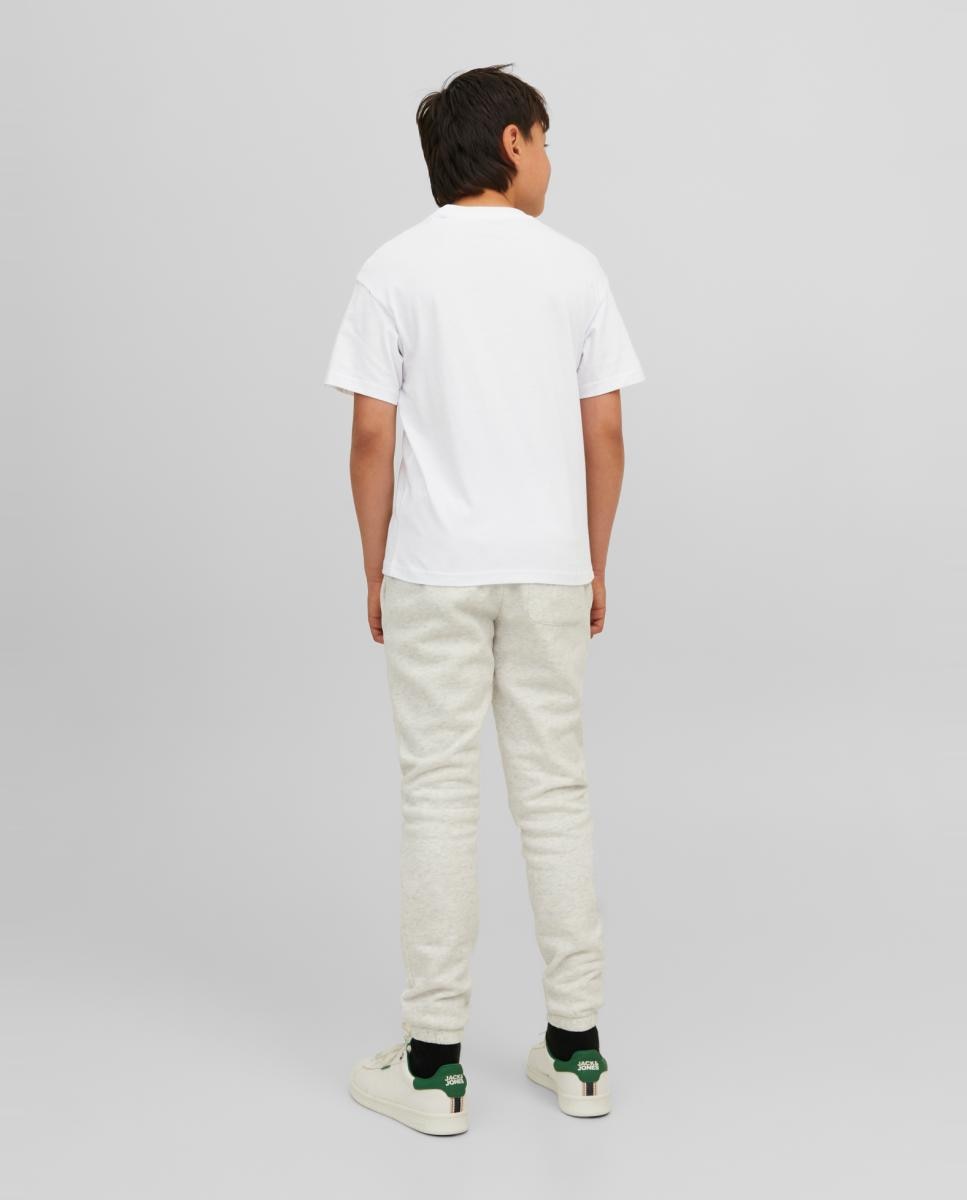 T-shirt de Manga Curta com Estampado à Frente Jack & Jones Branco-7