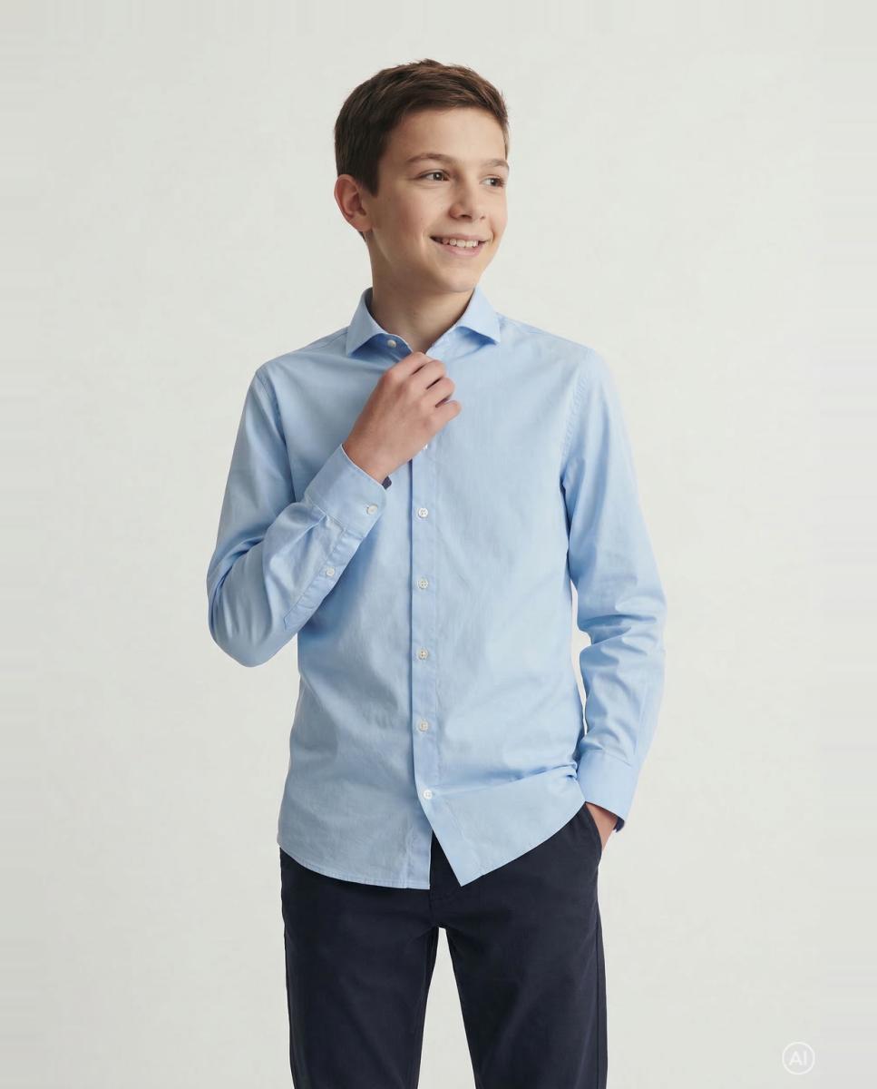 Camisa de vestir de niño - Jack & Jones - Azul Azul-3