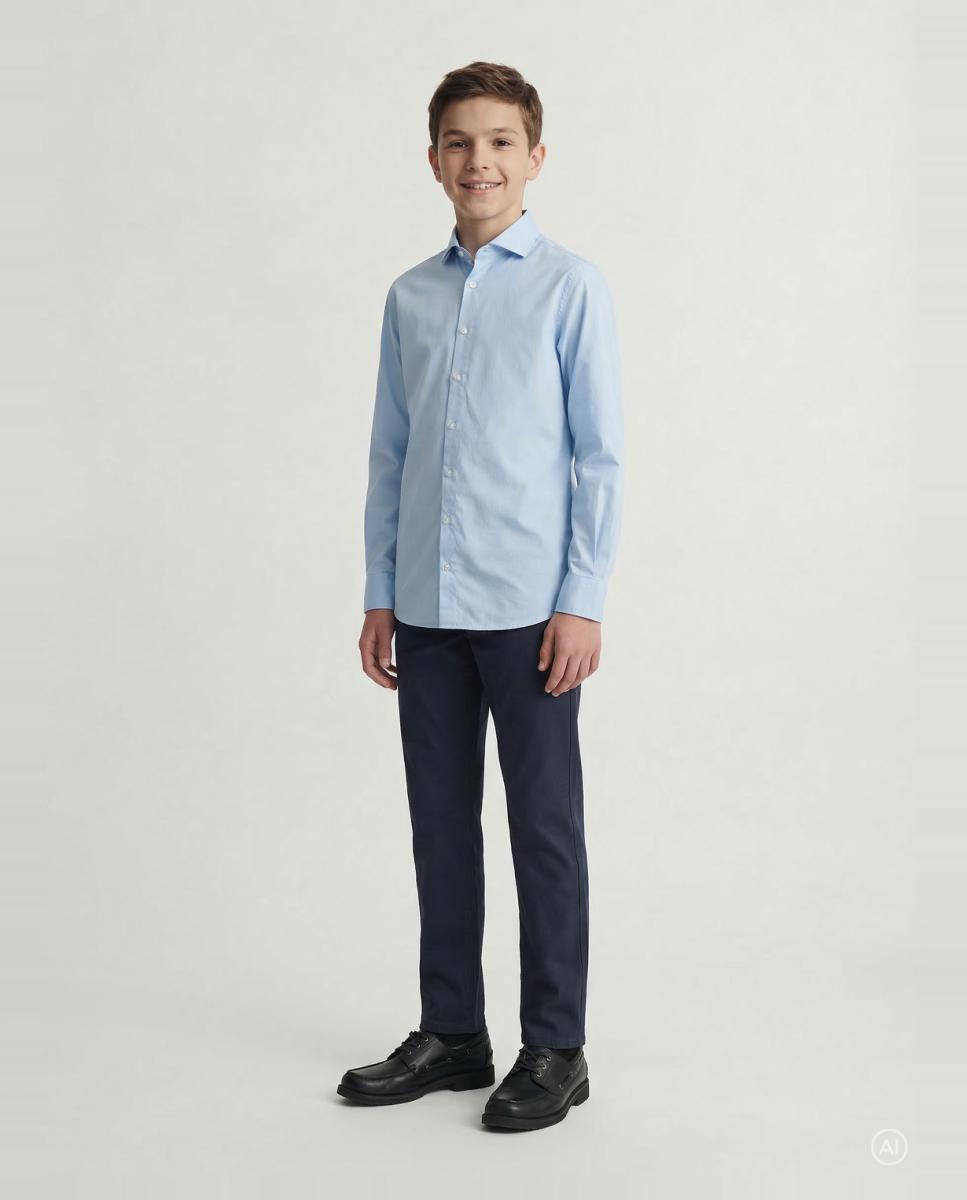 Camisa de vestir de niño - Jack & Jones - Azul Azul-4