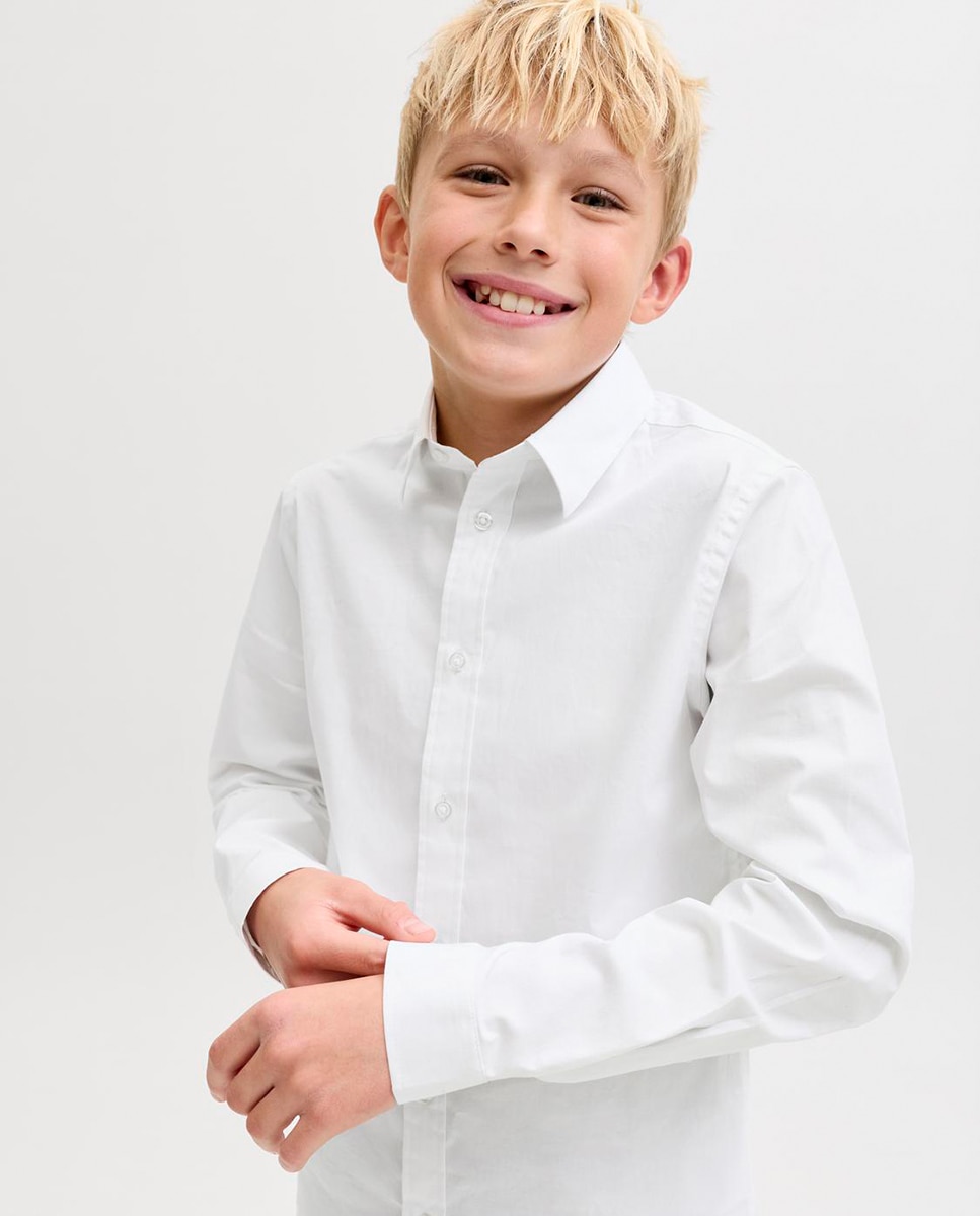 Camisa Formal de Criança Jack & Jones Branco-2