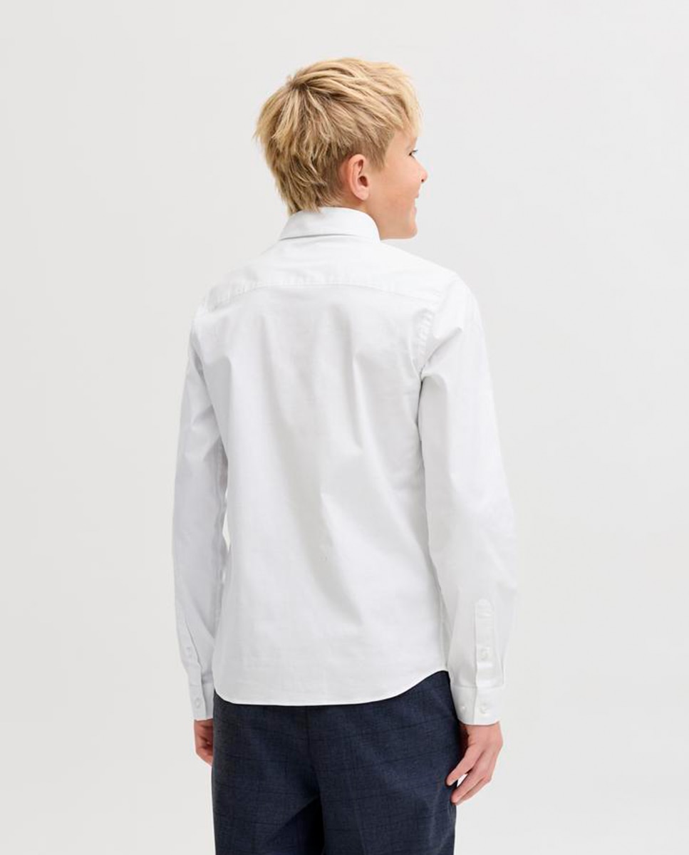 Camisa Formal de Criança Jack & Jones Branco-3