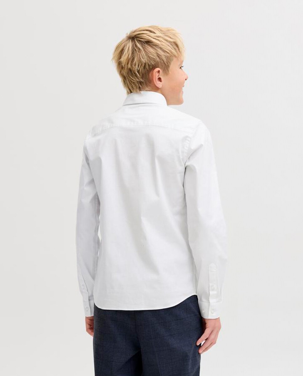 Camisa Formal de Criança Branco-3