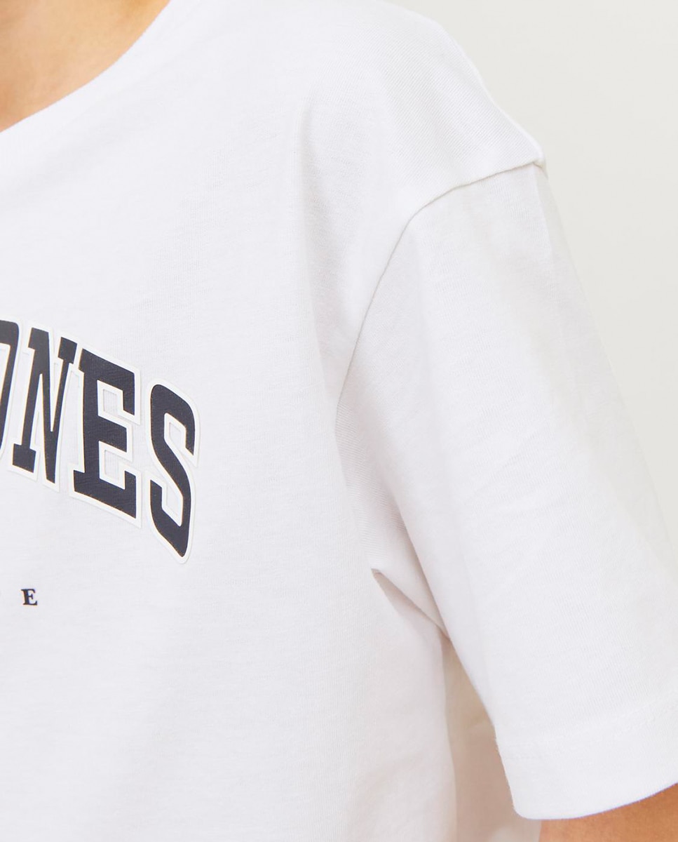 Camiseta manga corta de niño - Jack & Jones - Blanco Blanco-4