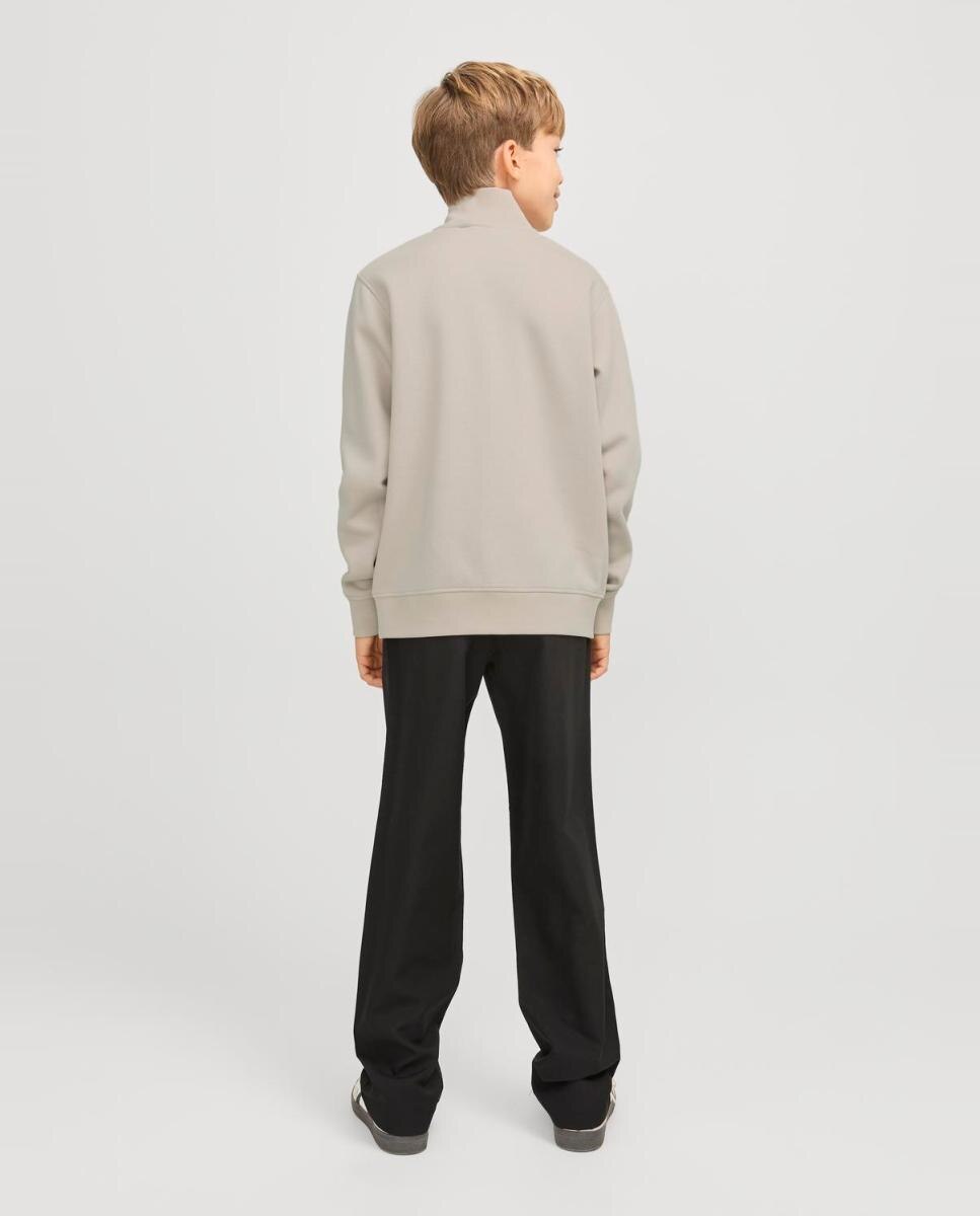 Imagen 3 de Sudadera de niño lisa con media cremallera - Jack & Jones - Natural Natural