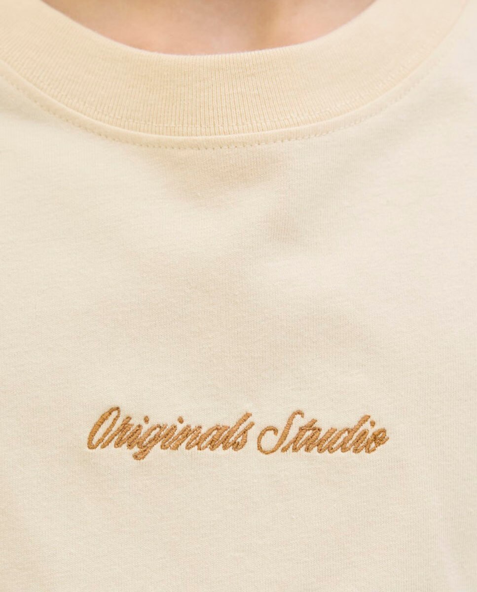 T-shirt Lisa com Manga Curta Branco-5