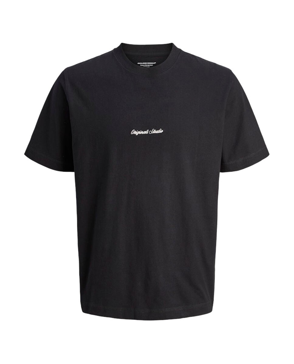 Camiseta de niño manga corta lisa - Jack & Jones - Negro Negro-7