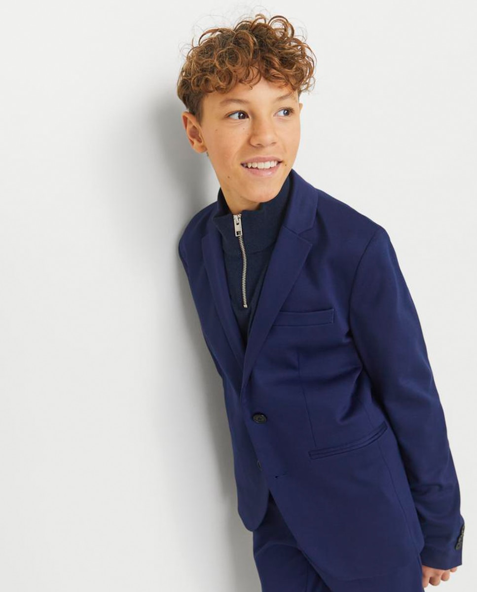 Blazer Liso com Botões Jack & Jones Azul-3