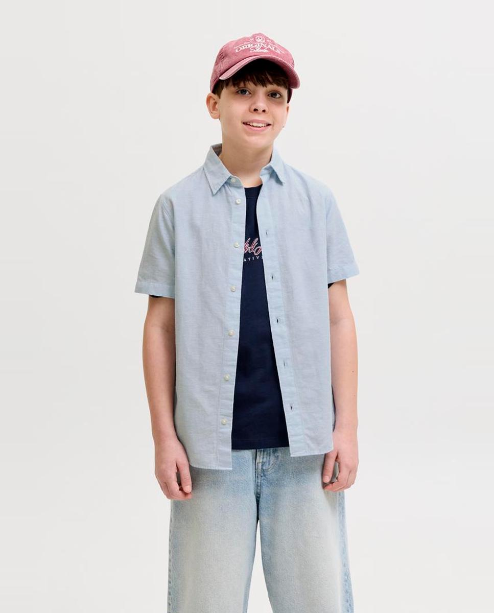 Imagem 0 de Camisa de Linho com Manga Curta