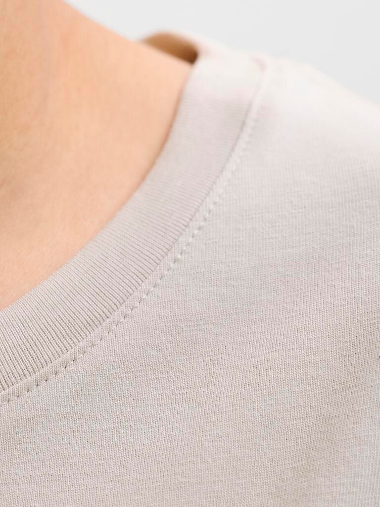 Camiseta de niño manga corta con print frontal - Jack & Jones - Crema Crema-4