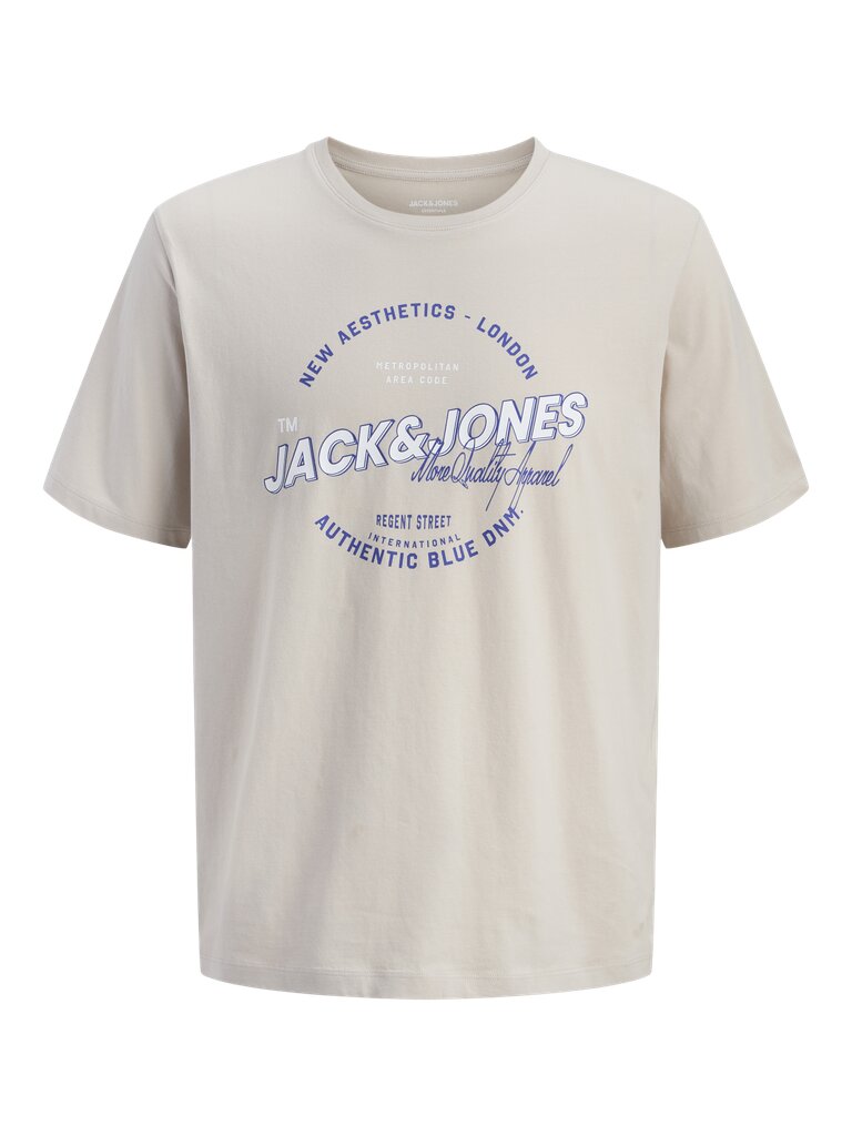 Camiseta de niño manga corta con print frontal - Jack & Jones - Crema Crema-7