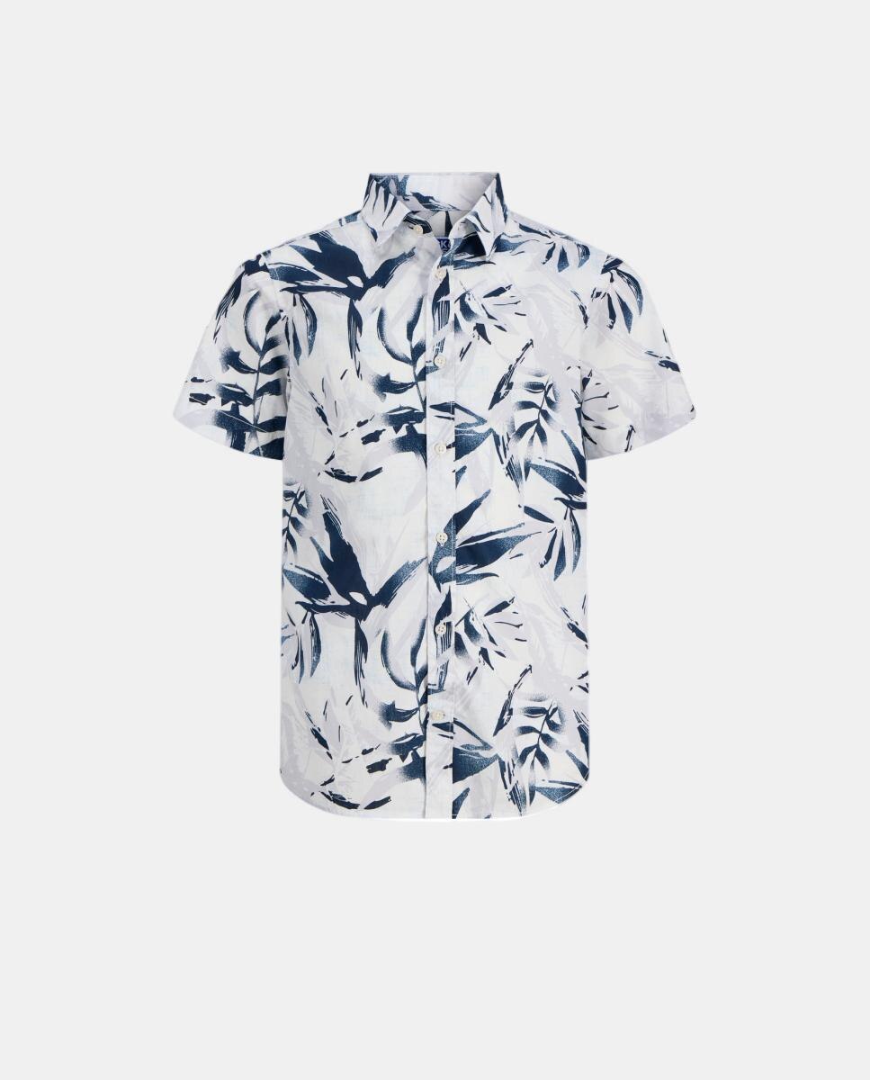 Camisa estampada de niño manga corta - Jack & Jones - Blanco Blanco-5