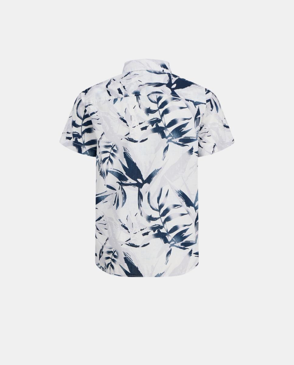 Camisa estampada de niño manga corta - Jack & Jones - Blanco Blanco-6