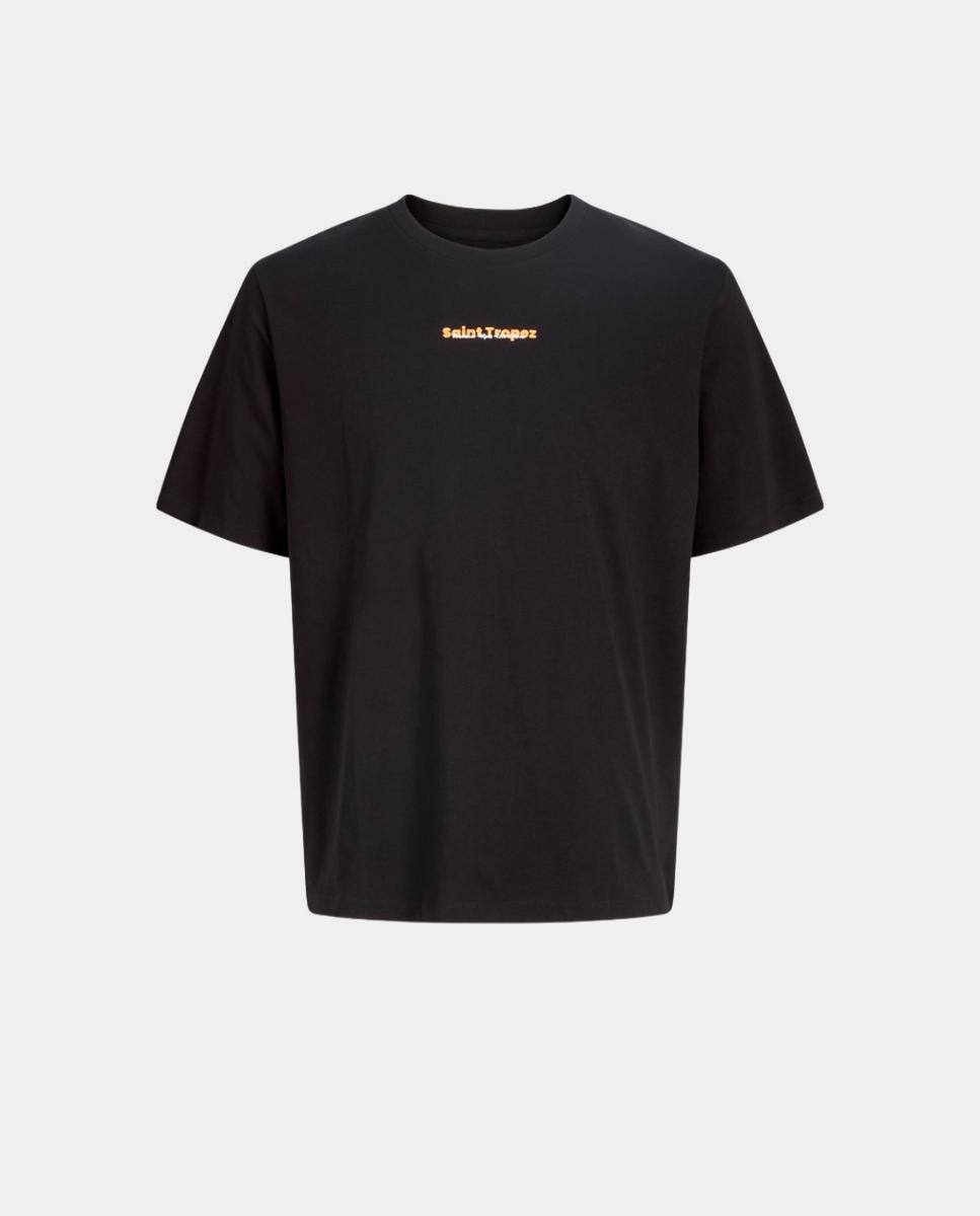 Camiseta de niño manga corta con back print - Jack & Jones - Negro Negro-5