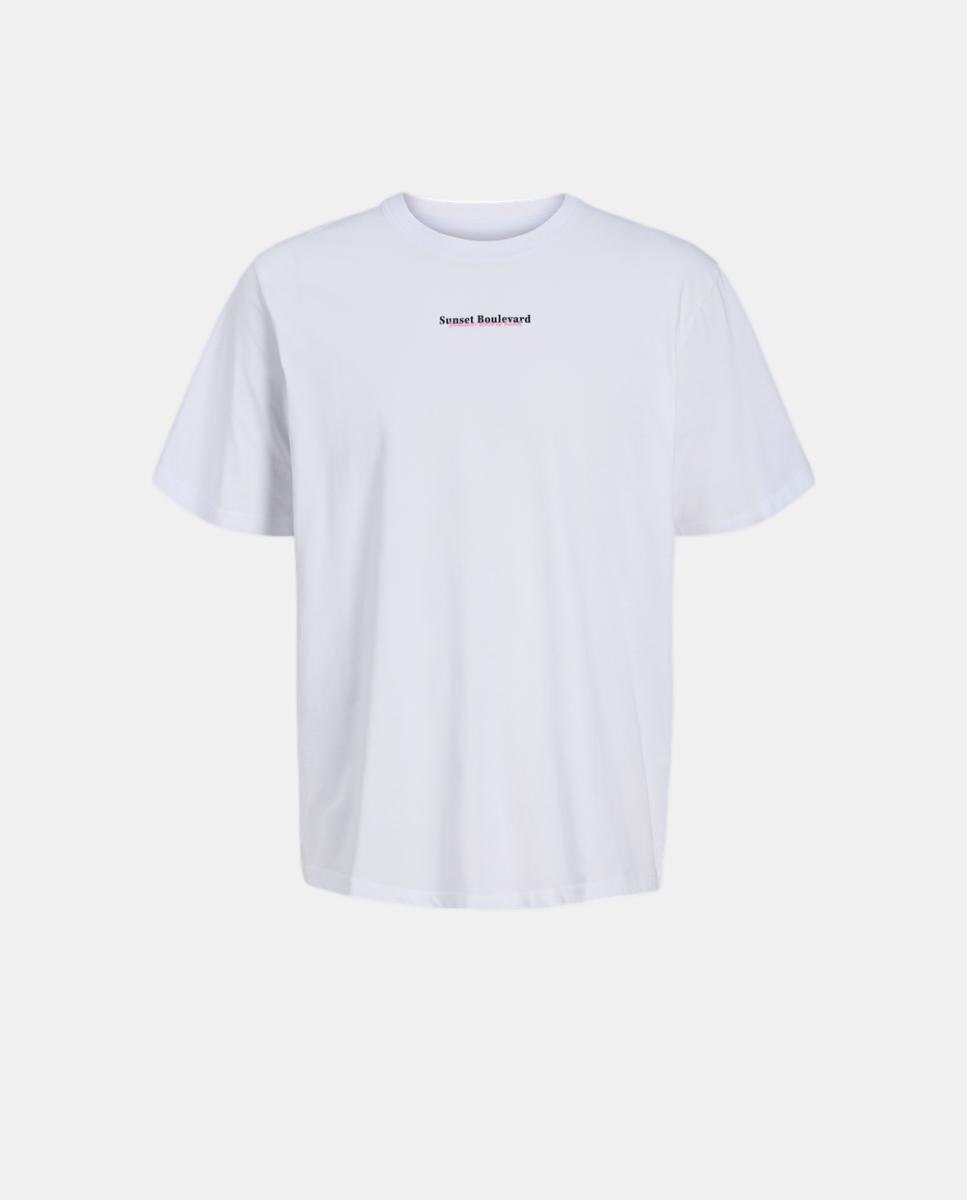 Camiseta de niño manga corta con back print - Jack & Jones - Blanco Blanco-5
