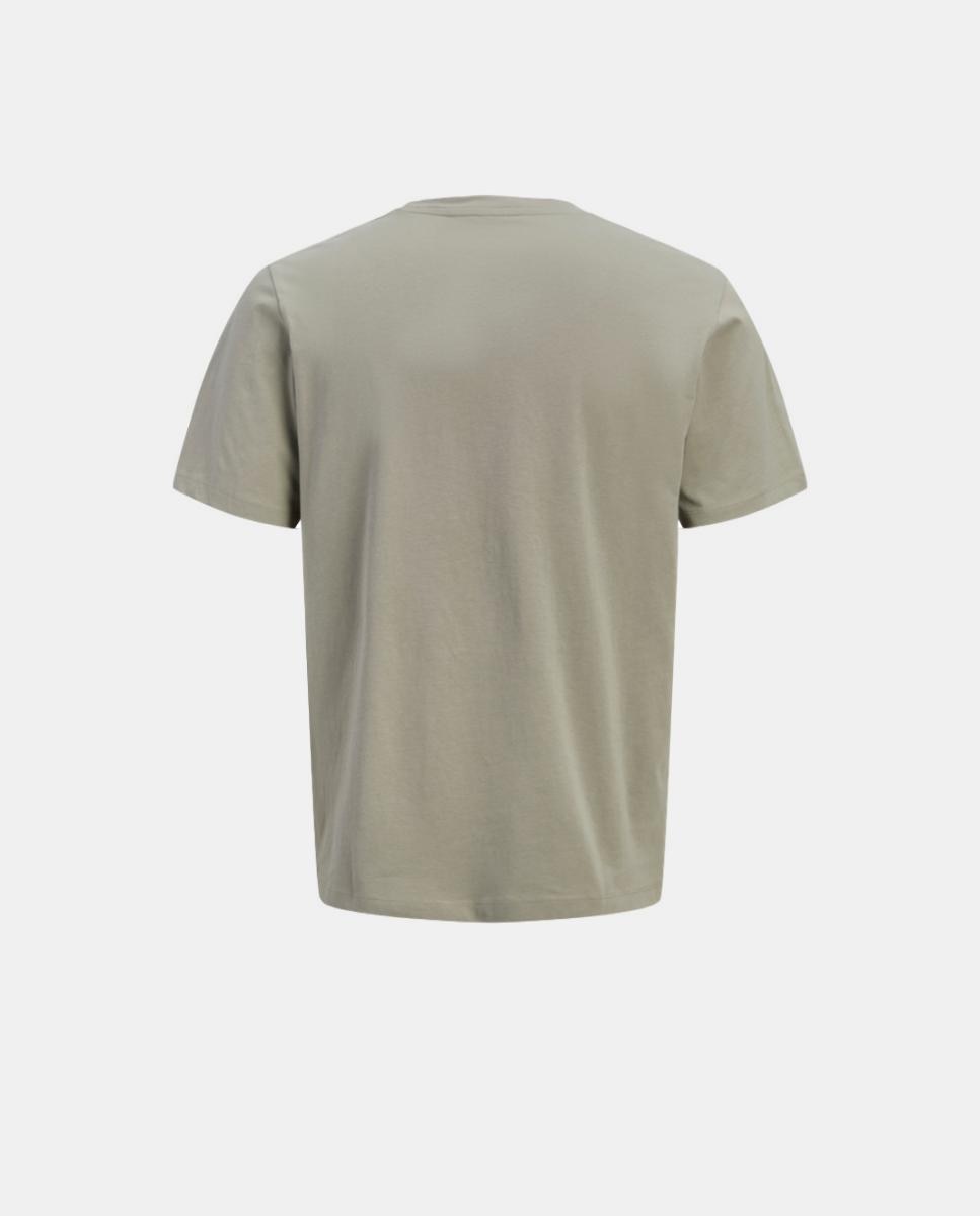 T-shirt de Manga Curta com Estampado à Frente Jack & Jones Verde-7