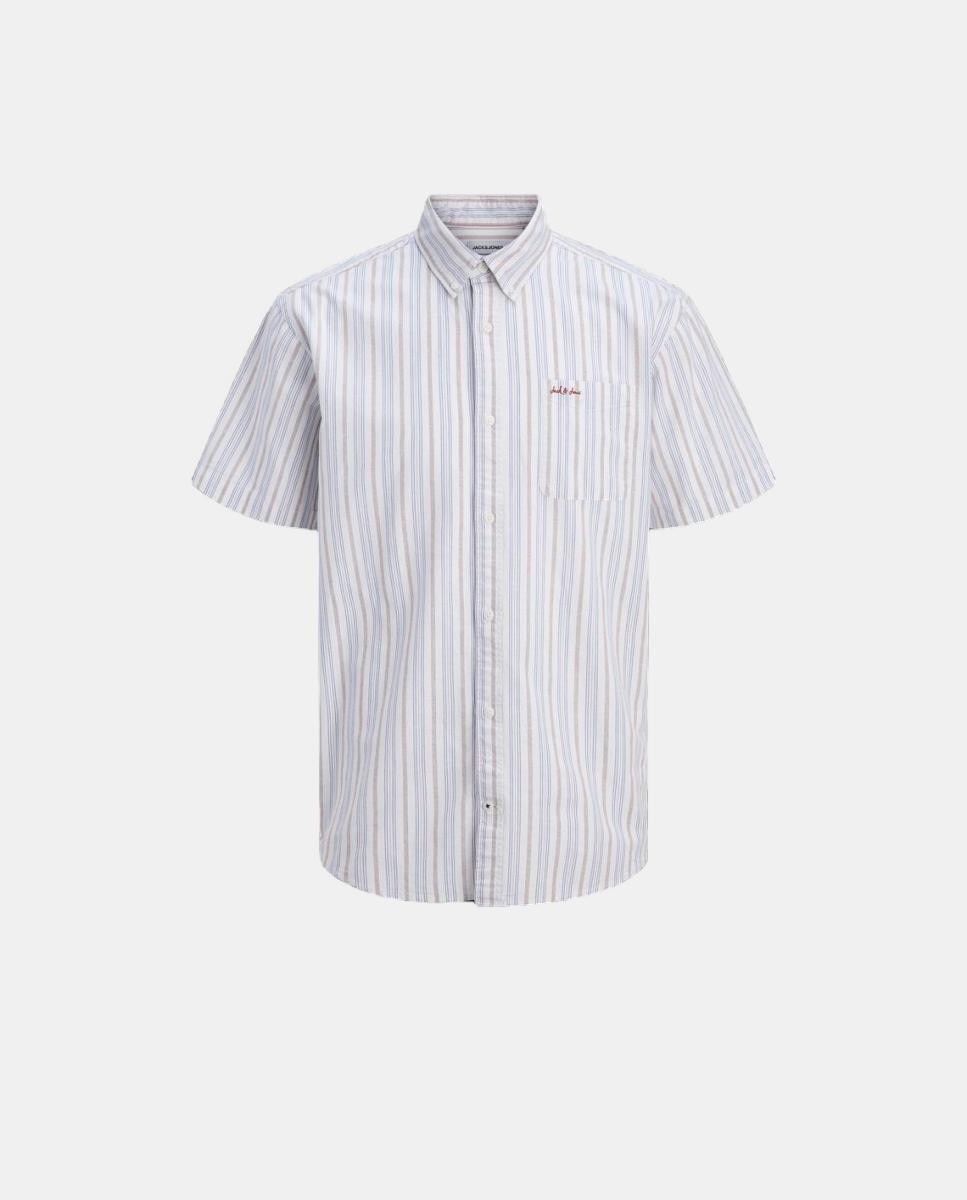 Imagem 0 de Camisa às Riscas com Manga Curta