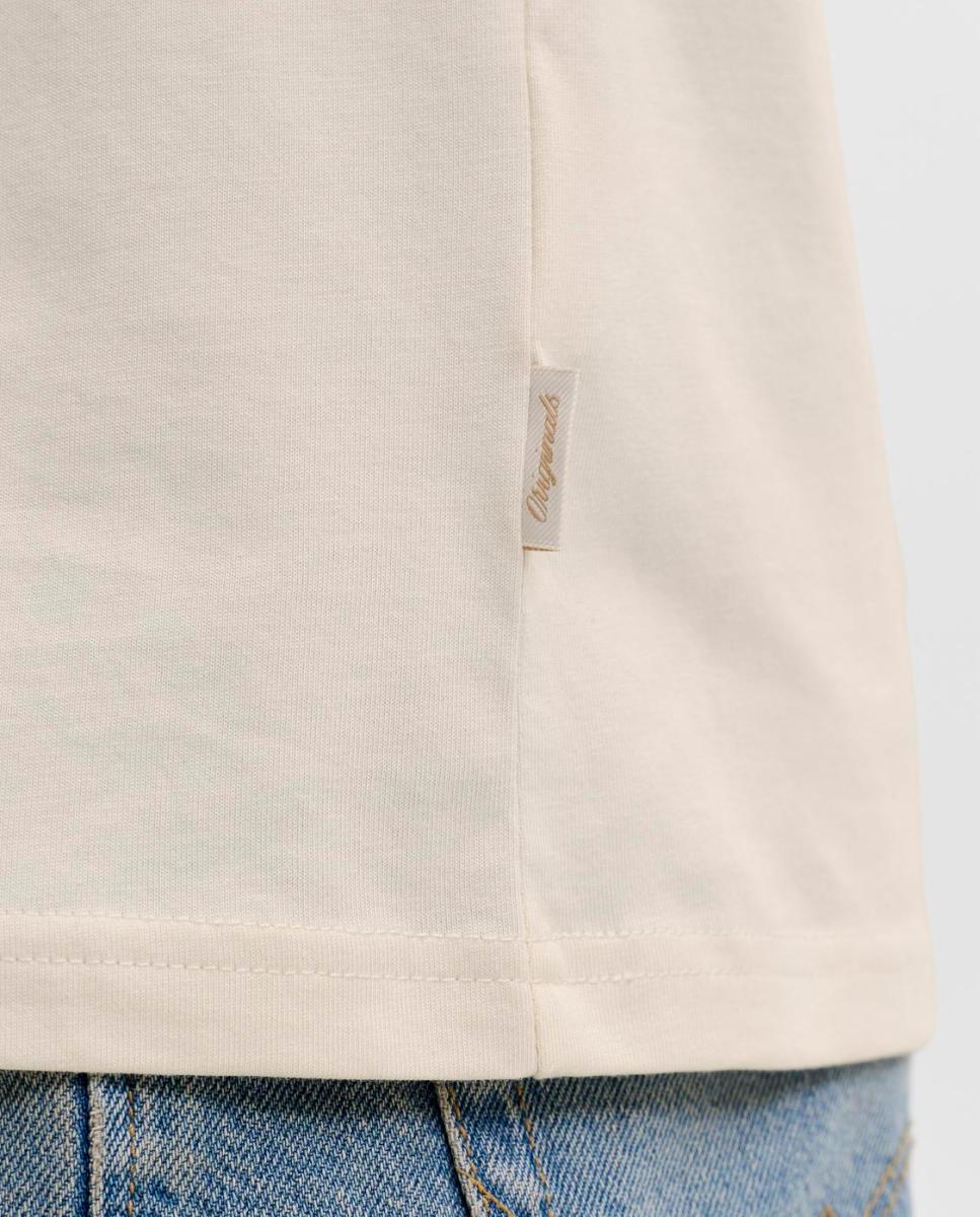 Camiseta de niño manga corta con print frontal - Jack & Jones - Blanco Blanco-5