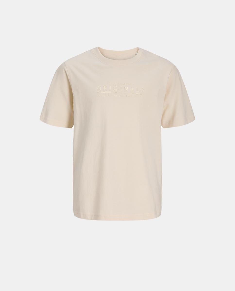 Camiseta de niño manga corta con print frontal - Jack & Jones - Blanco Blanco-6