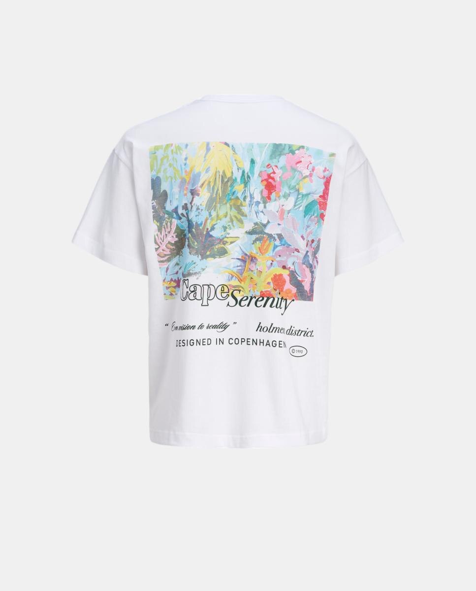 Camiseta de niño manga corta con back print - Jack & Jones - Blanco Blanco-6