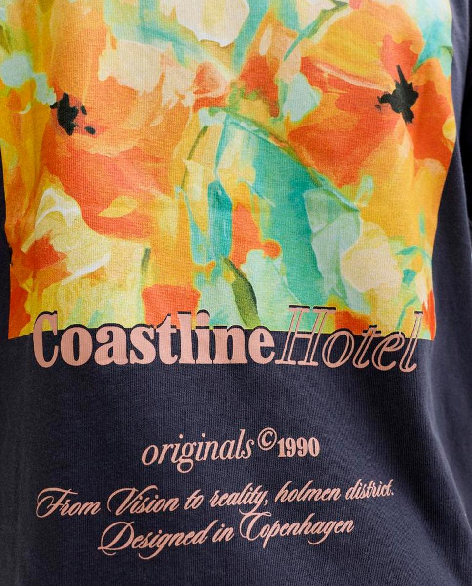 T-shirt de Manga Curta com Back Print Jack & Jones Cinzento-escuro-5