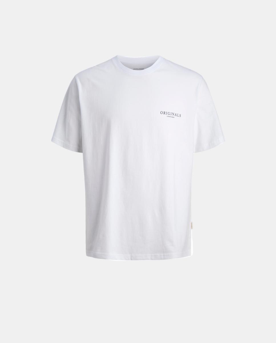 Camiseta de niño manga corta con back print - Jack & Jones - Blanco Blanco-4